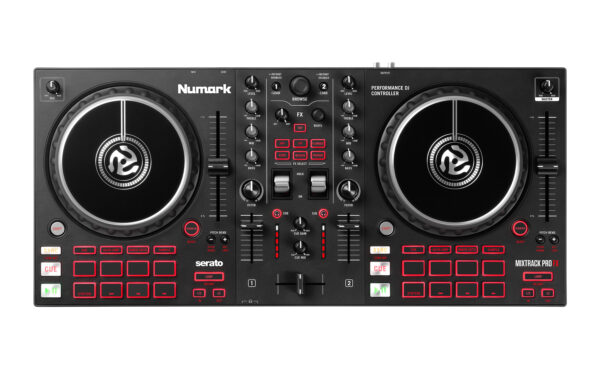 Numark Mixtrack Pro FX Serato DJ Controller with jog wheels and performance pads