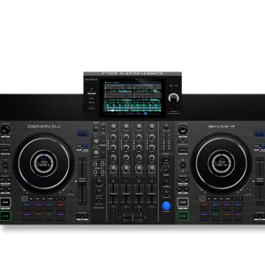 Experience the power of performance with the Sc live 4, 4-Deck Standalone DJ System. Stream Amazon Music via WiFi for endless audio options.