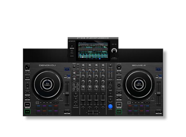 Experience the power of performance with the Sc live 4, 4-Deck Standalone DJ System. Stream Amazon Music via WiFi for endless audio options.