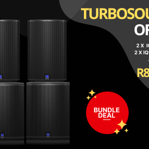 Turbosound Bundle Deal with 2x IQ15 Tops and 2x IQ18B Subs