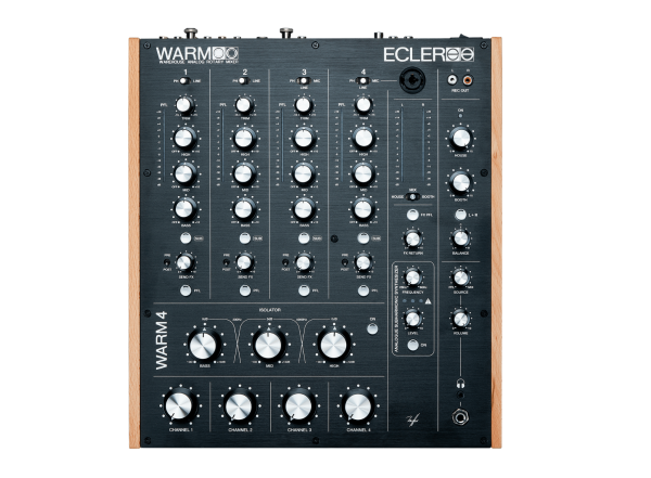 Ecler Warm4 Rotary DJ Mixer with sub-bass synthesizer