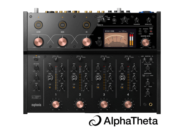 AlphaTheta Euphonia professional rotary mixer front view