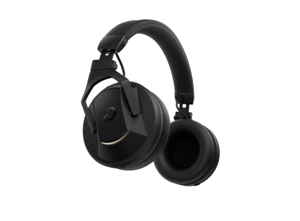 Tilted side view of AlphaTheta HDJ F10 showcasing ear cup design.