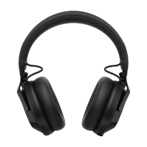 Front view of the AlphaTheta HDJ F10 wireless DJ headphones.