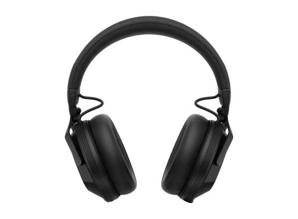 Front view of the AlphaTheta HDJ F10 wireless DJ headphones.