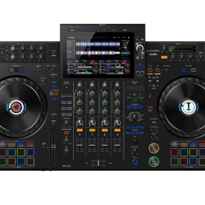 Front view of AlphaTheta XDJ AZ 4-channel DJ system