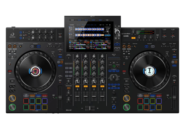 Front view of AlphaTheta XDJ AZ 4-channel DJ system